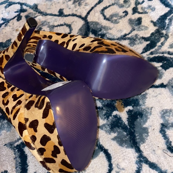 Animal Print Platform Heel’s by London Trash - Picture 8 of 8